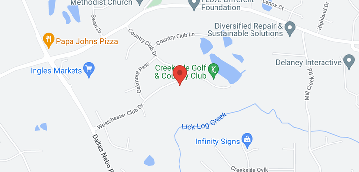 map of 446 Westchester Club Drive